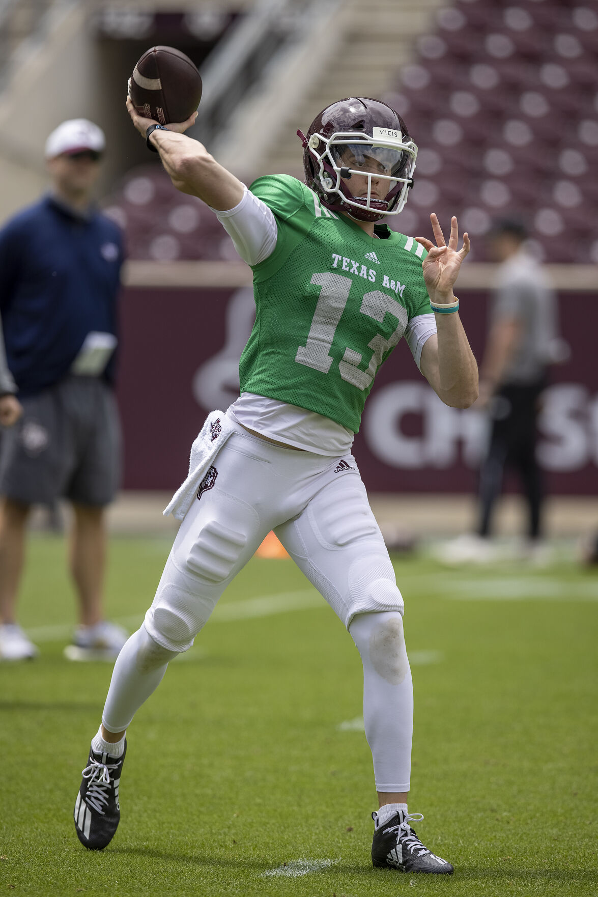Spring football practice